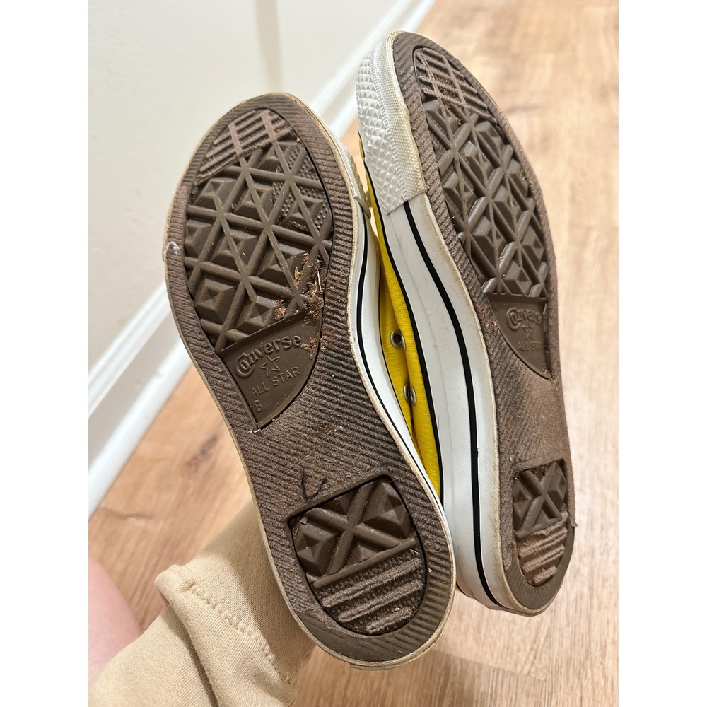 Converse Chuck Taylor | Women's All Star Low Top Yellow Sneakers, Size 10 - Picture 10 of 11